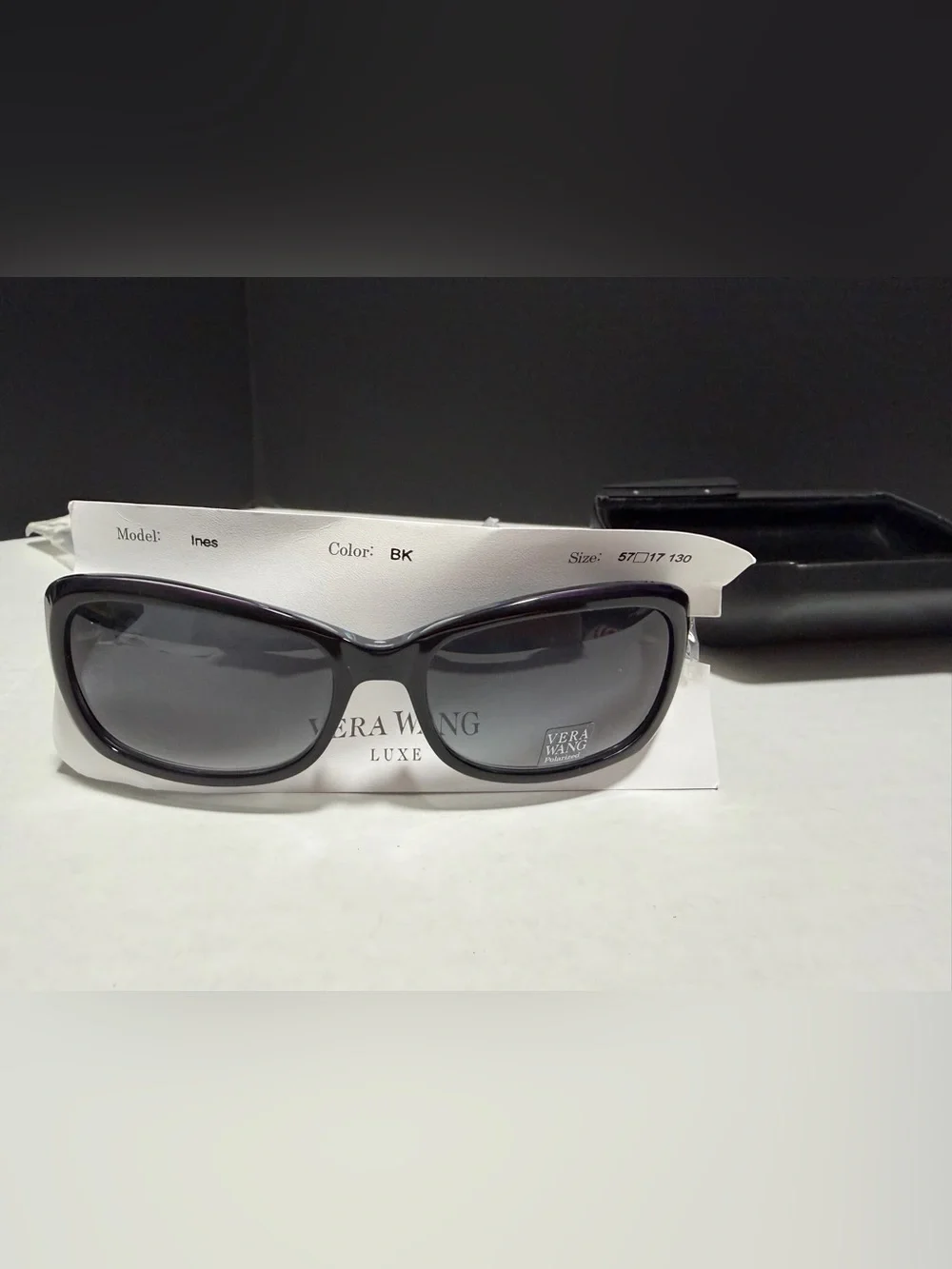 Vera‎ Wang Black Cat-Eye Sunglasses